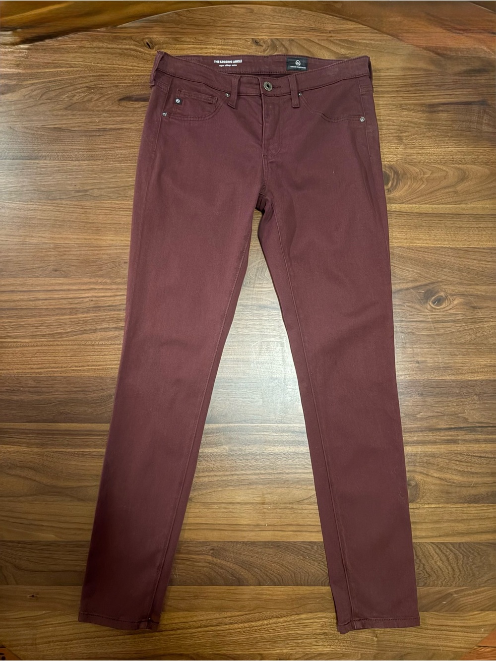 AG Adriano Goldschmied Women's Wine Skinny Jeans